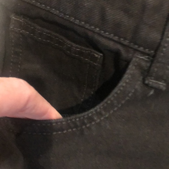 Like new urban outfitters BDG black denim maxi skirt slit two waist option M - Picture 4 of 9